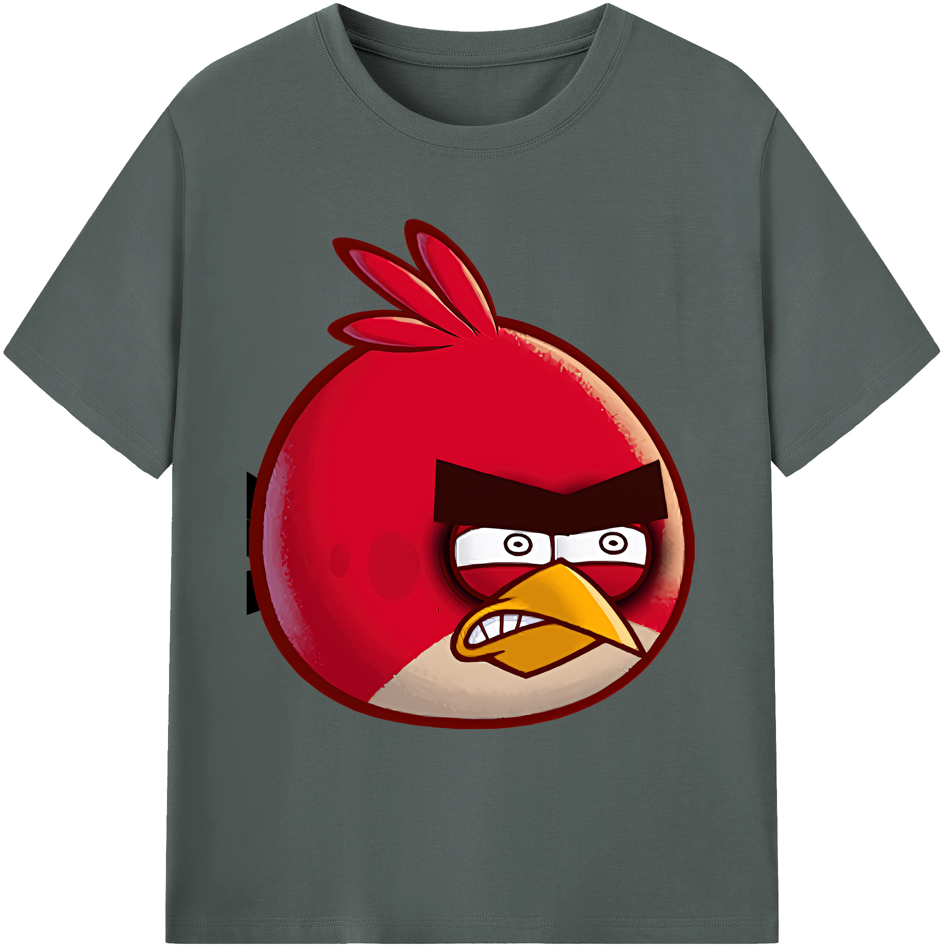 （画像用） Angry Birds アングリーバード 綿100％ メンズ半袖Tシャツ｜肌触りやわらか＆通気性